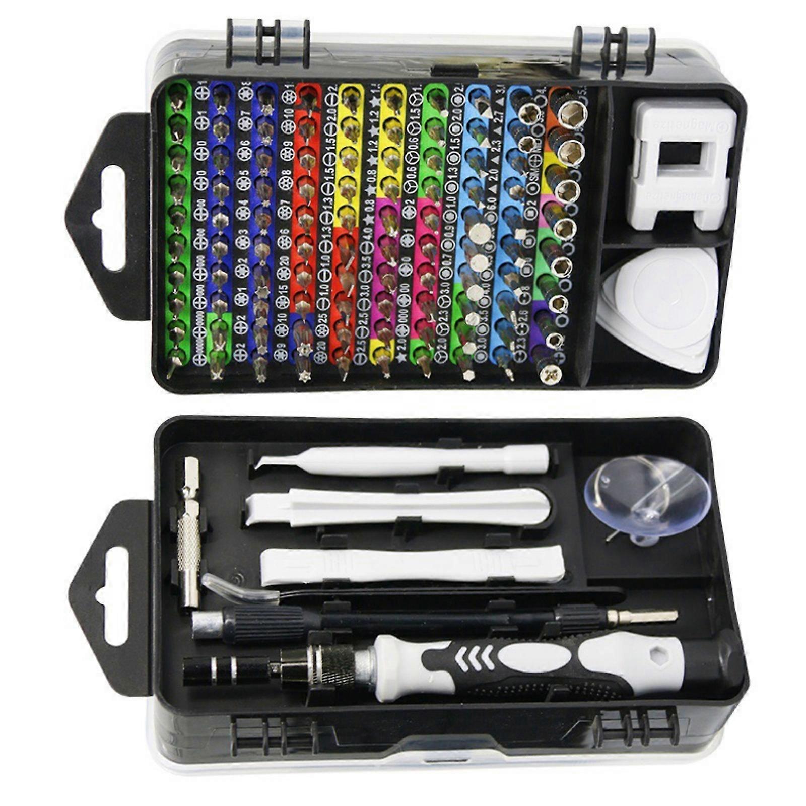 Professional Magnetic Tool Kit Precise Screwdriver Set For Phone Watch Gadgets Maintenance Repair And DIY Projects Multicolor