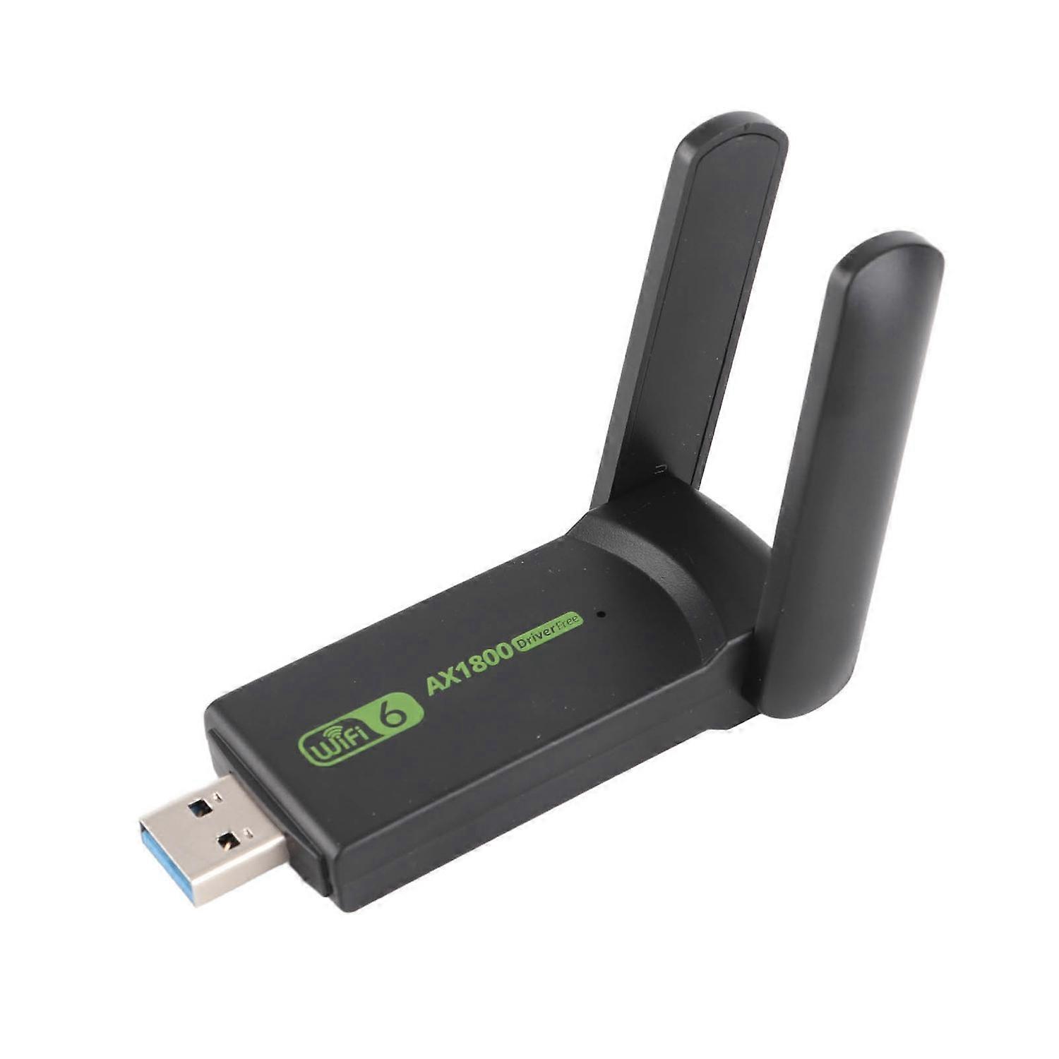 WiFi 6 Adapter USB3.0 2.4GHZ to 5.0GHZ AX1800Mbps MU MIMO USB Network Card for PC Desktop Laptop