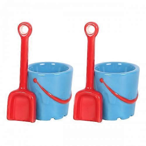 Something Different Ceramic Bucket Egg Cup Set (Pack of 2)