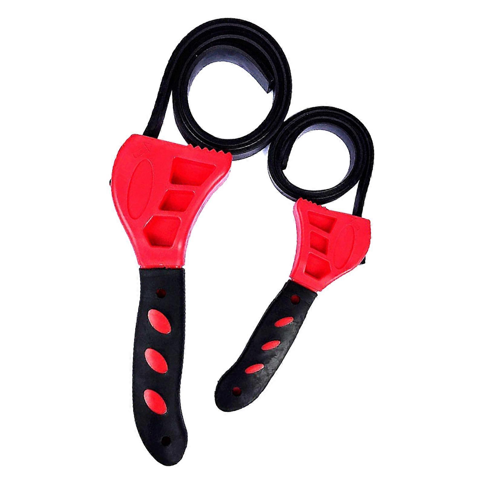 Universal Strap Wrenches set Automotive Wrench Tool Plumbing Wrench Set General Use Wrenches for Various Applications Multicolor