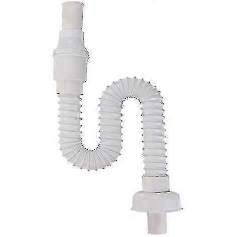Water Drain Hose, Basin Siphon plus 4 Hose Clamps Suitable for Dishwasher Basins and Sinks, Dishwasher Drain Hose Uses Expandable Design (42cm-80