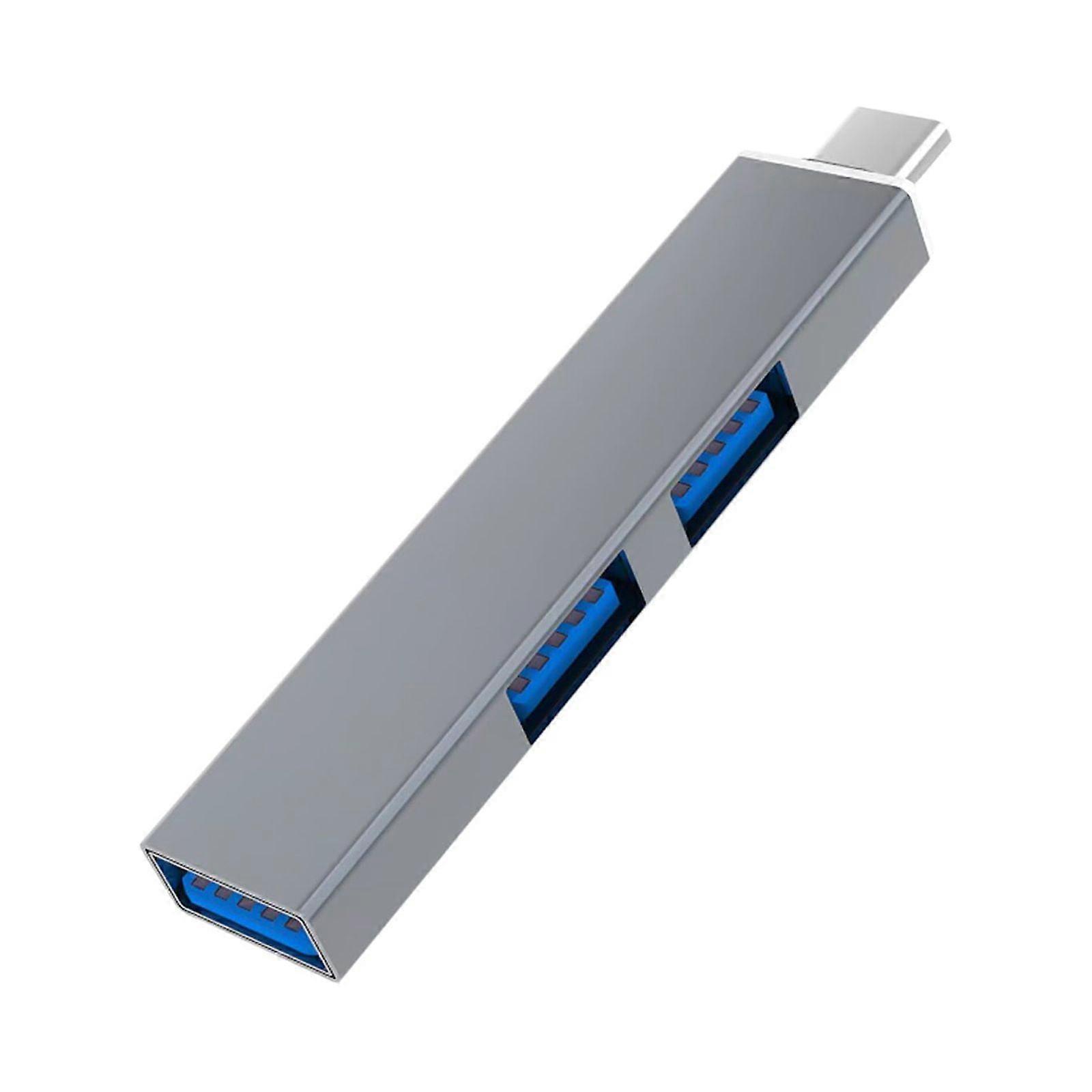 Tarmeek Mini Type-c Hub Extensions, 3 Port USB , Type-c Adapter Station, Ultra Slim Portable Data Hub, Type-c Splitter Aluminum on Clearance