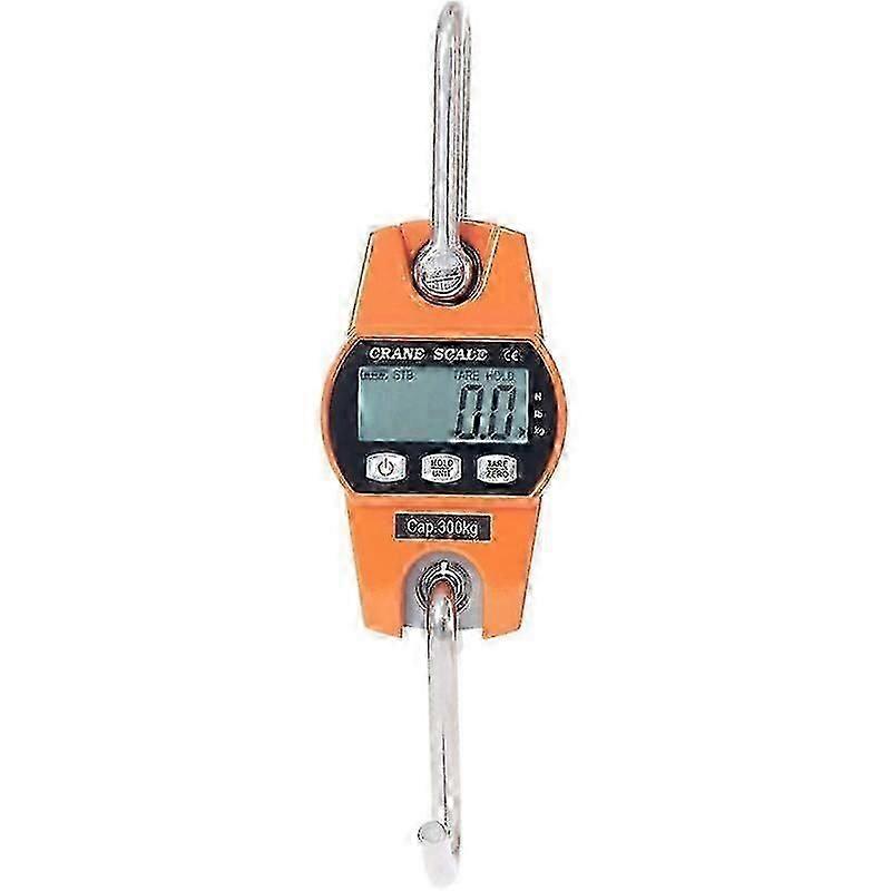 300kg/660lb Digital Hanging Crane Scale (Orange)