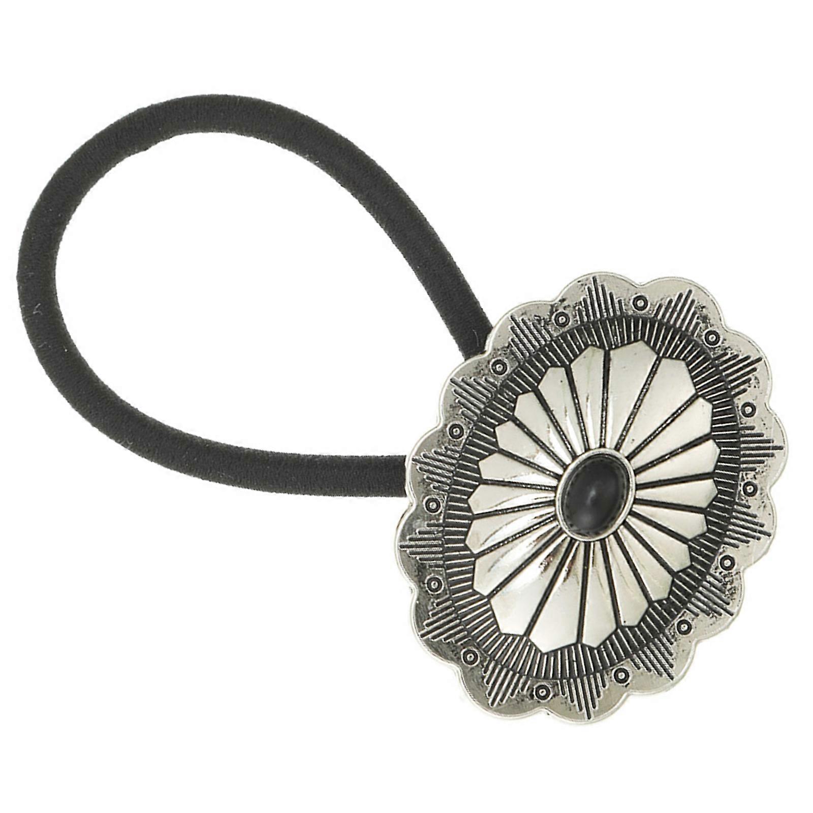 Chouchou à fleurs sculptées pour femmes, anneaux à cheveux fins, chouchou simple, élastique à cheveux, support pour queue de cheval, coiffure facile, multicolore