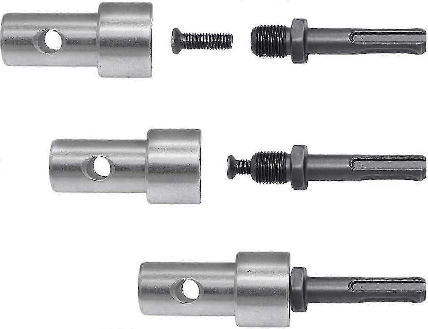 Electric Drill Adapter for Cordless Drill and Cordless Drill, SDS Plus to 0.5" Thread (M13 x 15mm) Round Shank for Impact Driver