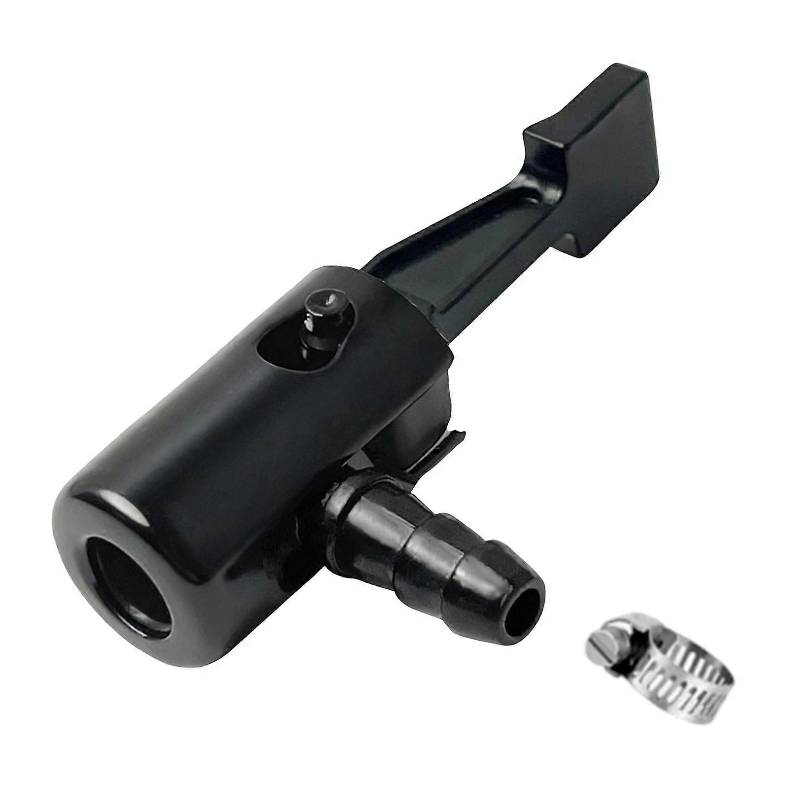 Air Pumps Connector Adapter with Easy Locking Mechanism Zinc Alloy Construction for Tire Inflation on Various Vehicles Multicolor