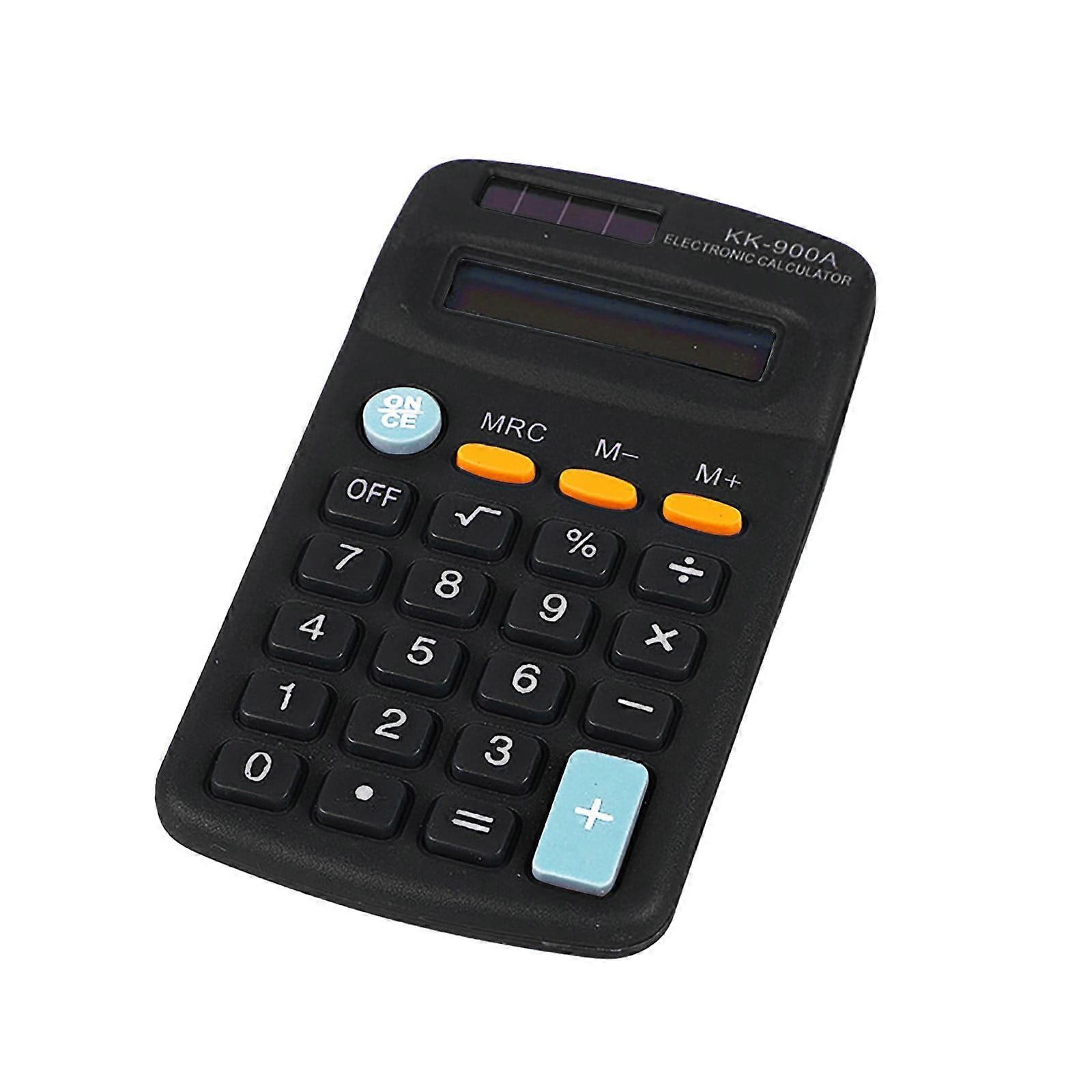 Dcomlko Calculator, Basic Small Battery Operated, Large Display Four Function, Auto Powered Handheld Calculator