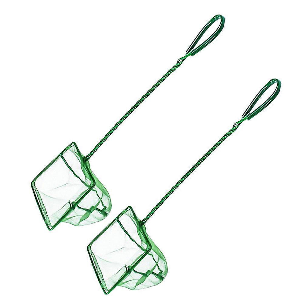 Water Skimmer Net Aquarium Fish Net for Fish Tank Cleaning 2Pcs Catch Nets