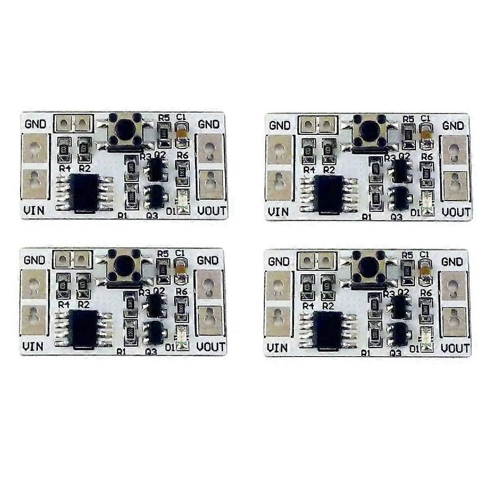 SL92B02 DC 3-20V 5A Bistable Self-Locking Switch Module LED Driver Controller Relay Touch Electronic Board 4PCS