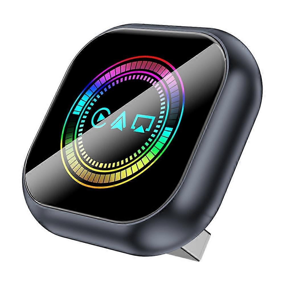 3-in-1 Wireless Carplay Adapter Airplay Smart Carplay Android Auto USB Dongle Plug and Play Wired Carplay to Wireless B