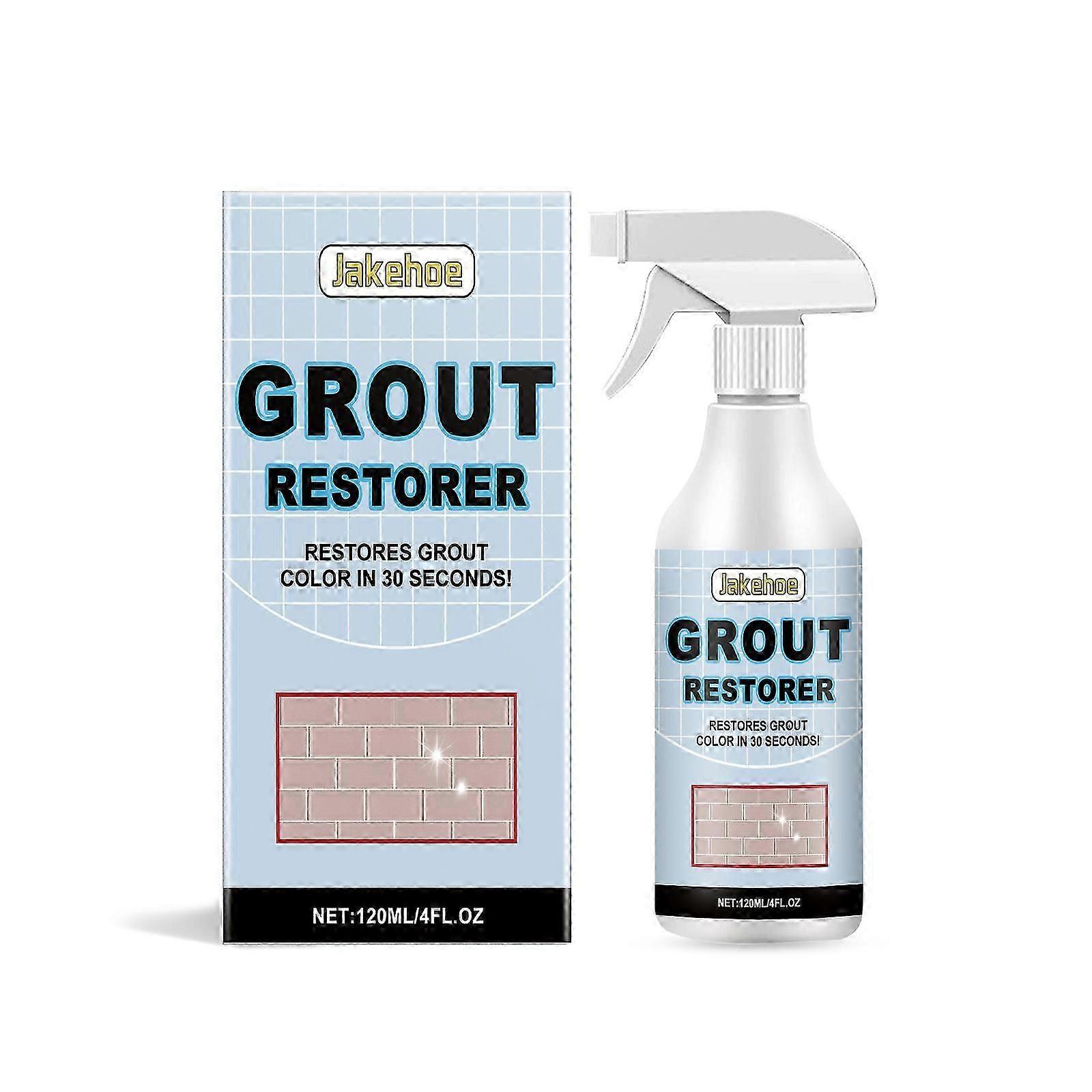 Powerful Waterproof Tile  Grout Cleaner  Restores  Removes Stains Effortlessly (120ml)