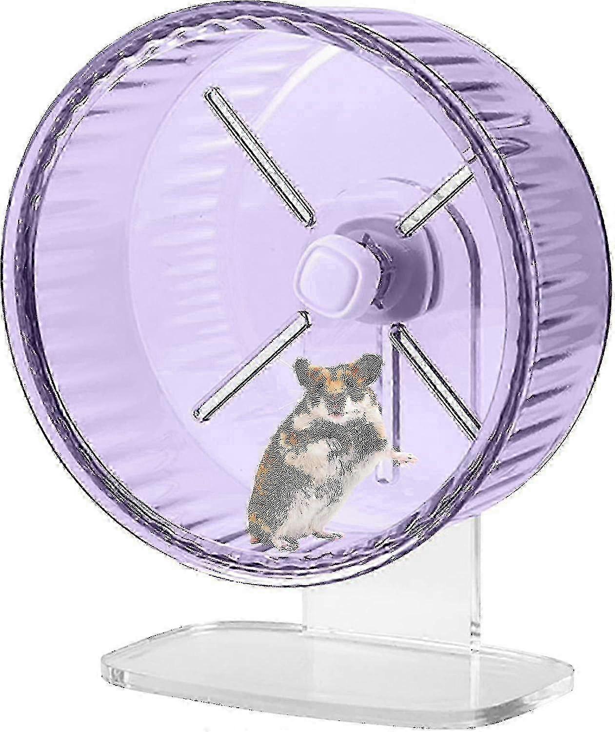 Hamster Wheel Silent, 18cm Super-silent Hamster Running Wheel With Adjustable Stand, Quiet Spinner Hamster Running Wheel For Hamsters, Gerbils, Dwarf