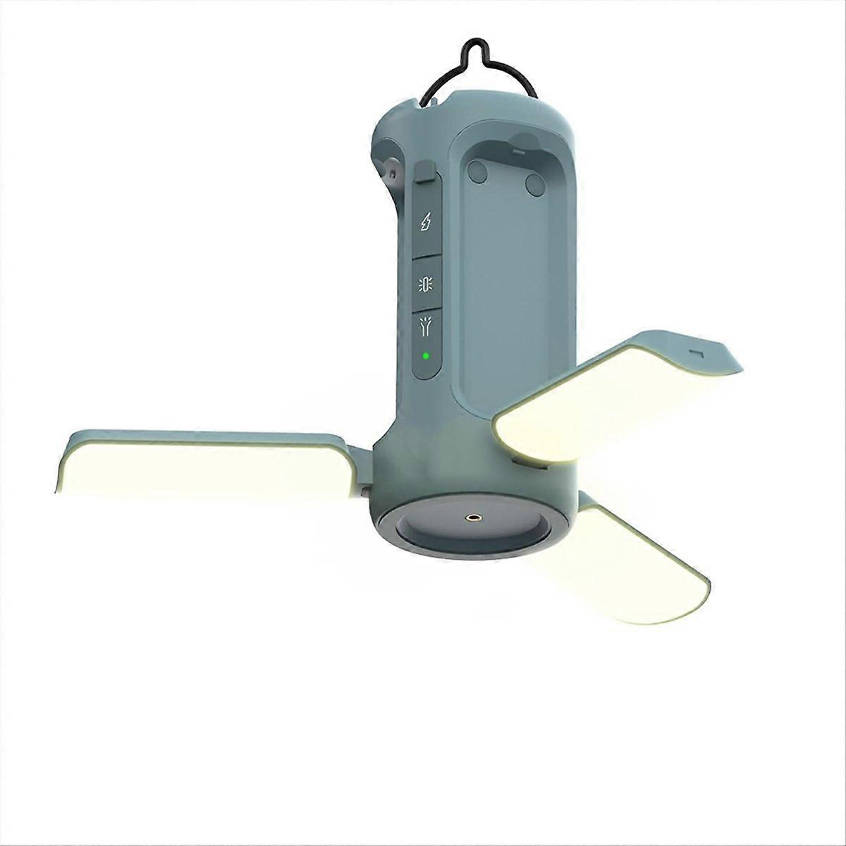 Foldable Camping Light Rechargeable Lantern, 6000MAh Power Bank, A