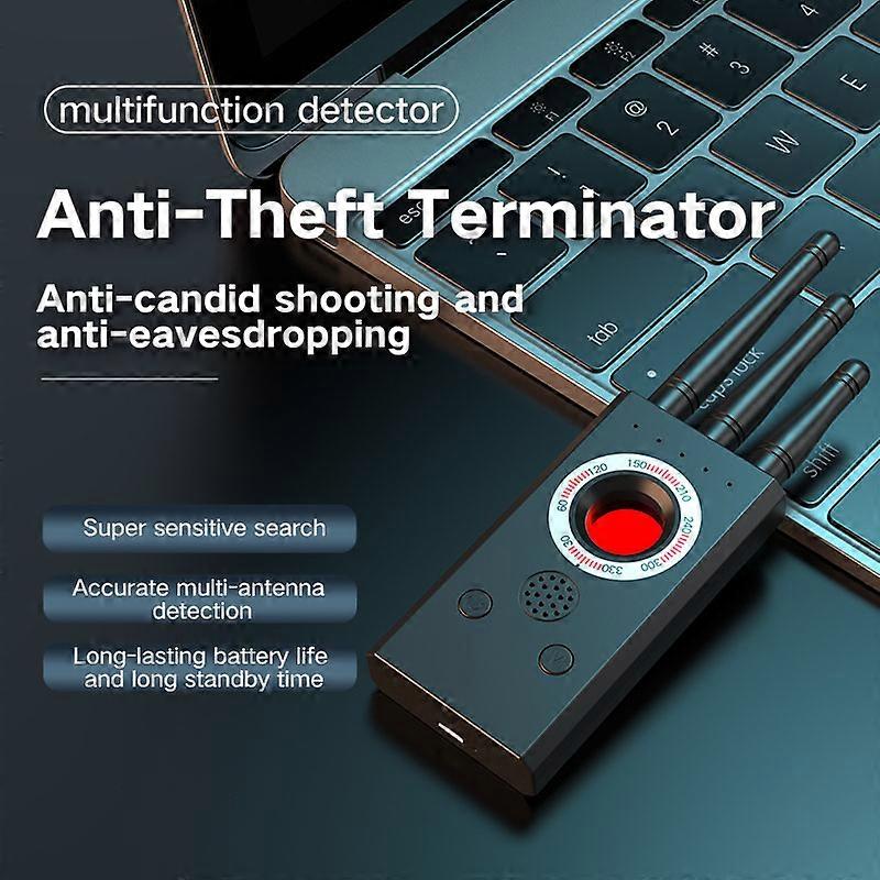 Security-protection Anti Candid Hidden CameraDetector Multi-function Car GPS RF Signal Anti-spyAudio Scanner for Travel Hotel