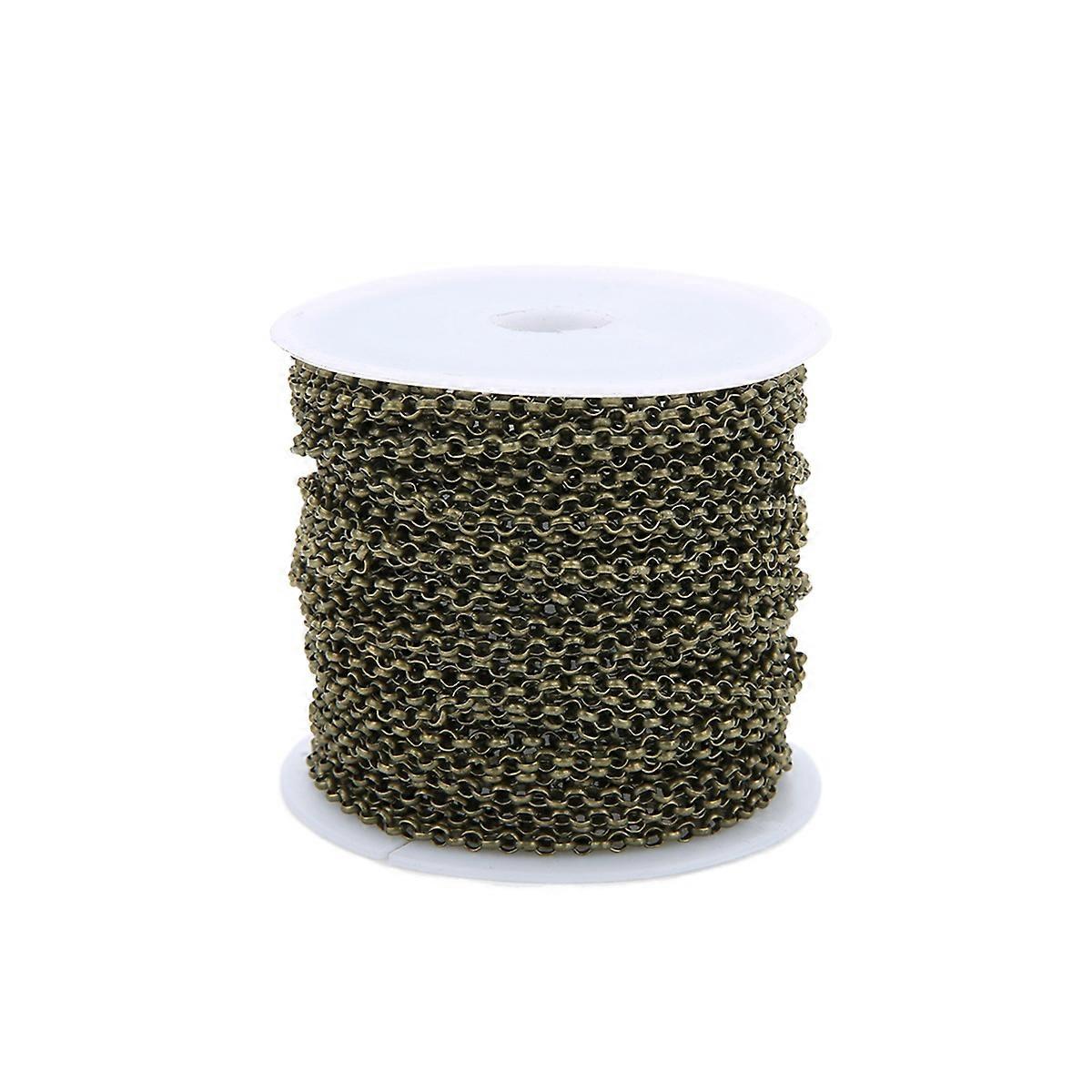 Chain Spool for DIY Making Accessories 2Pcs Twisted Chains Set