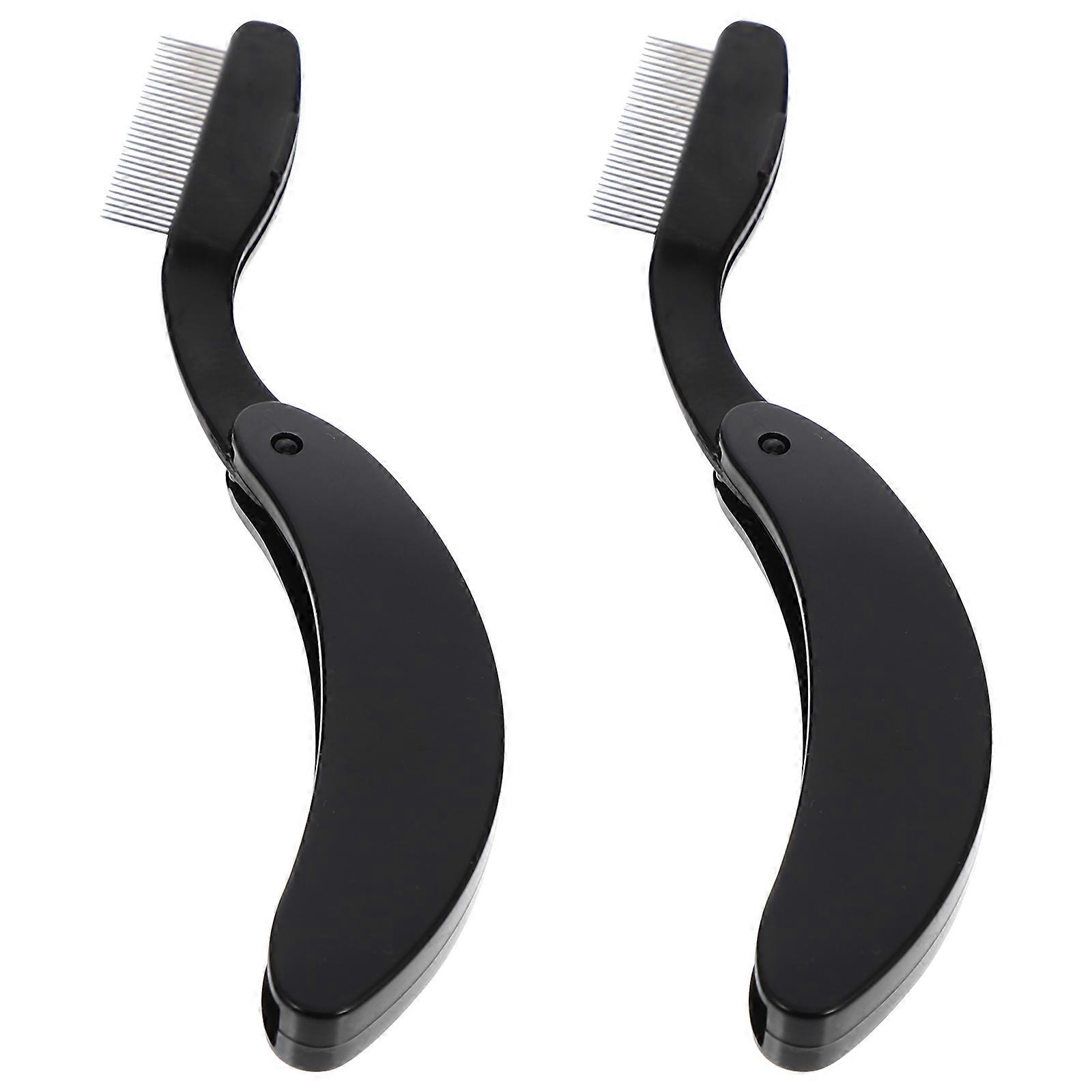 Metal Eyebrow Comb Eyelash Comb for Shaping 6Pcs Eyebrow Makeup Tools