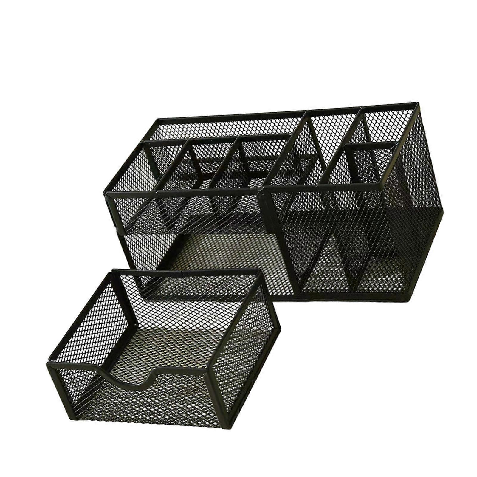 Efficient Metal Storage Box Multiple Compartment Large Capacity for Time Saving Organization Students Professional  3