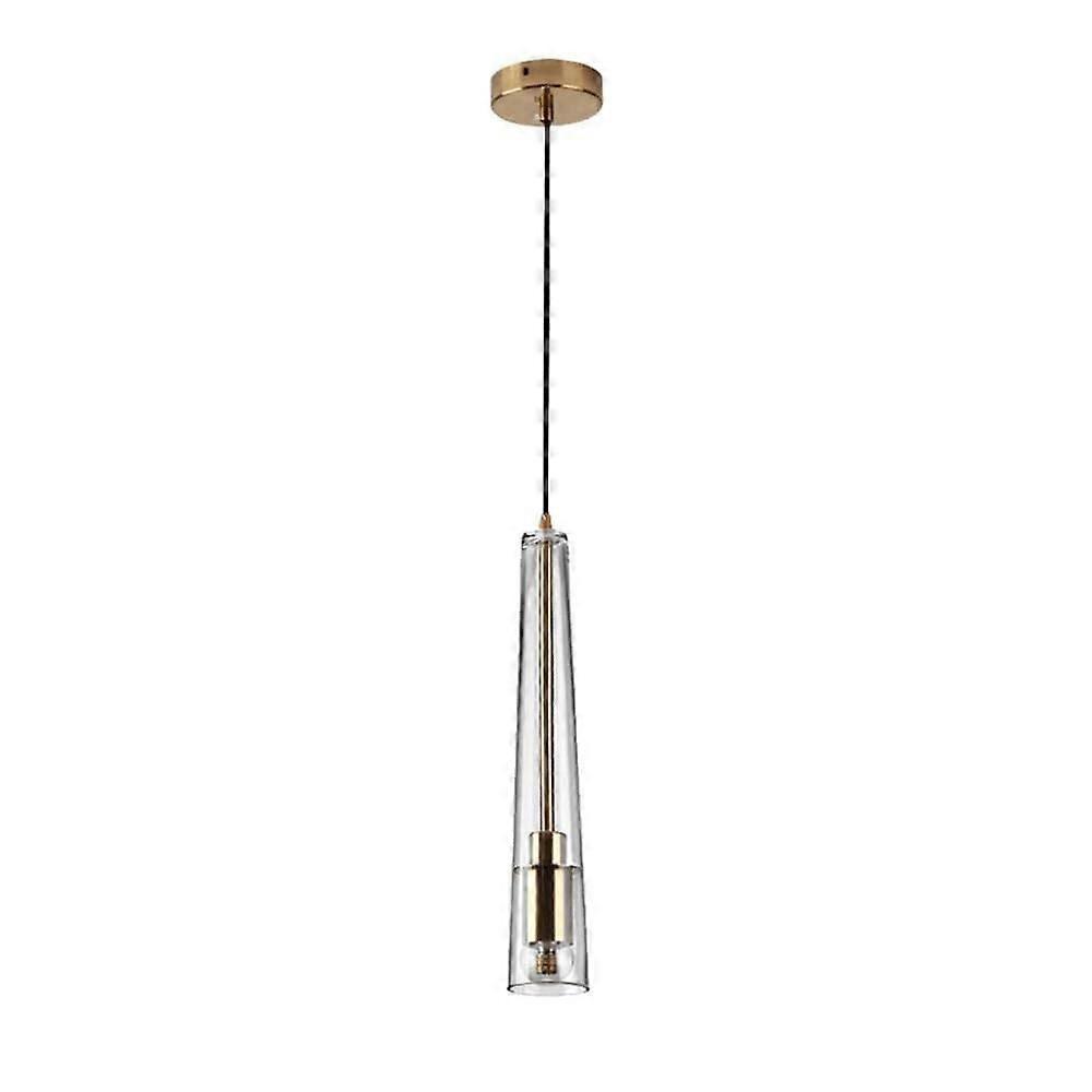 Scandinavian Minimalist Crystal Pendant Light with Adjustable Cable Height for Dining Room E27