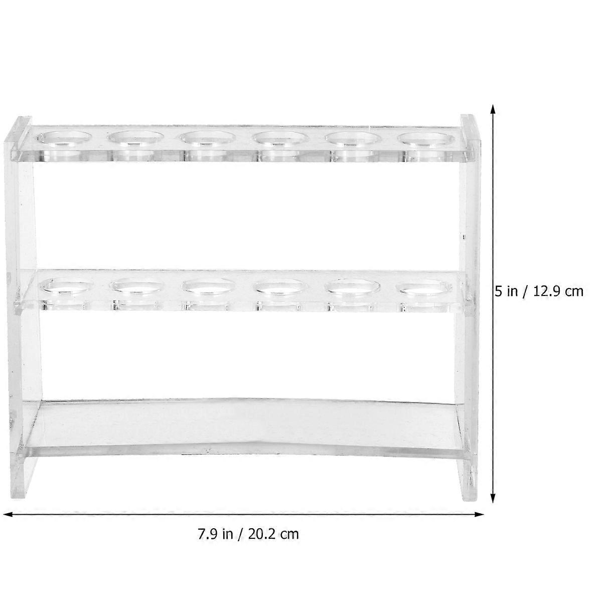 Test Stand Transparent Holder for Storage 1Set School Laboratory Supplies