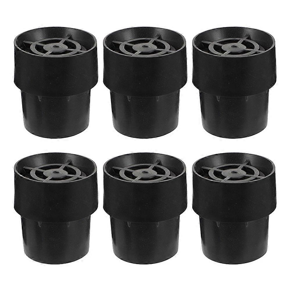 Trampoline Leg Caps Replacement for Quiet Use 6Pcs Black Latex Set