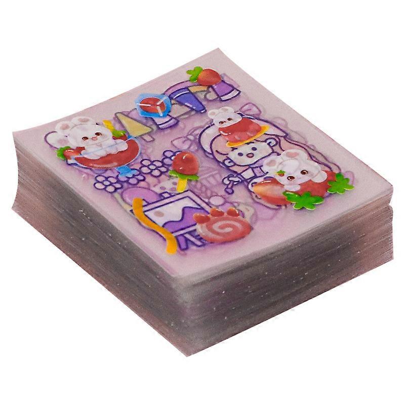 100pcs Random Cute Cartoon Sticker for DIY Journal Diary Decoration Suitable for Notebook
