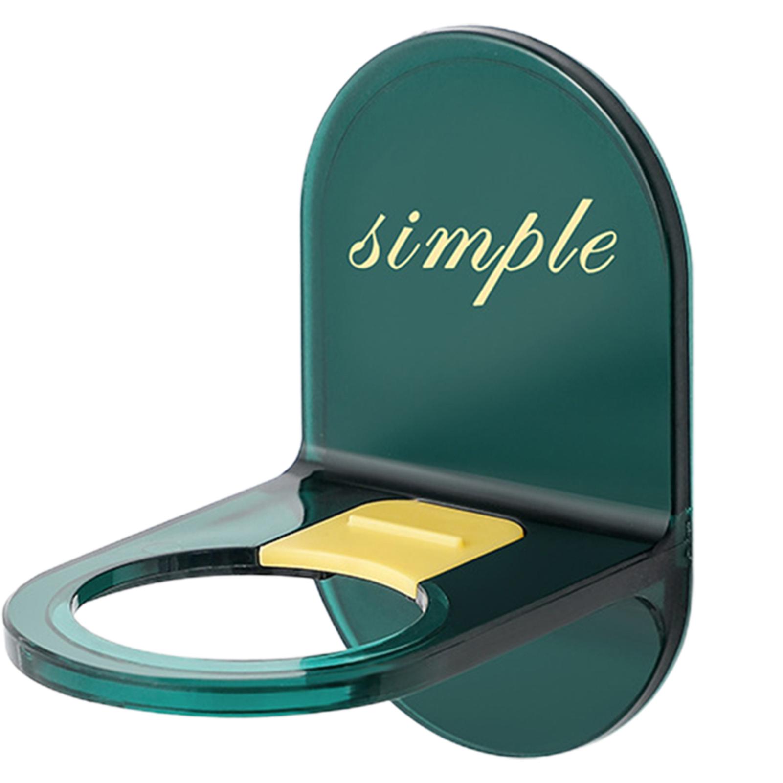 Shampoo Bottle Rack Punch-free Wall Mount Hook Bracket Adjustable Diameter Loop
