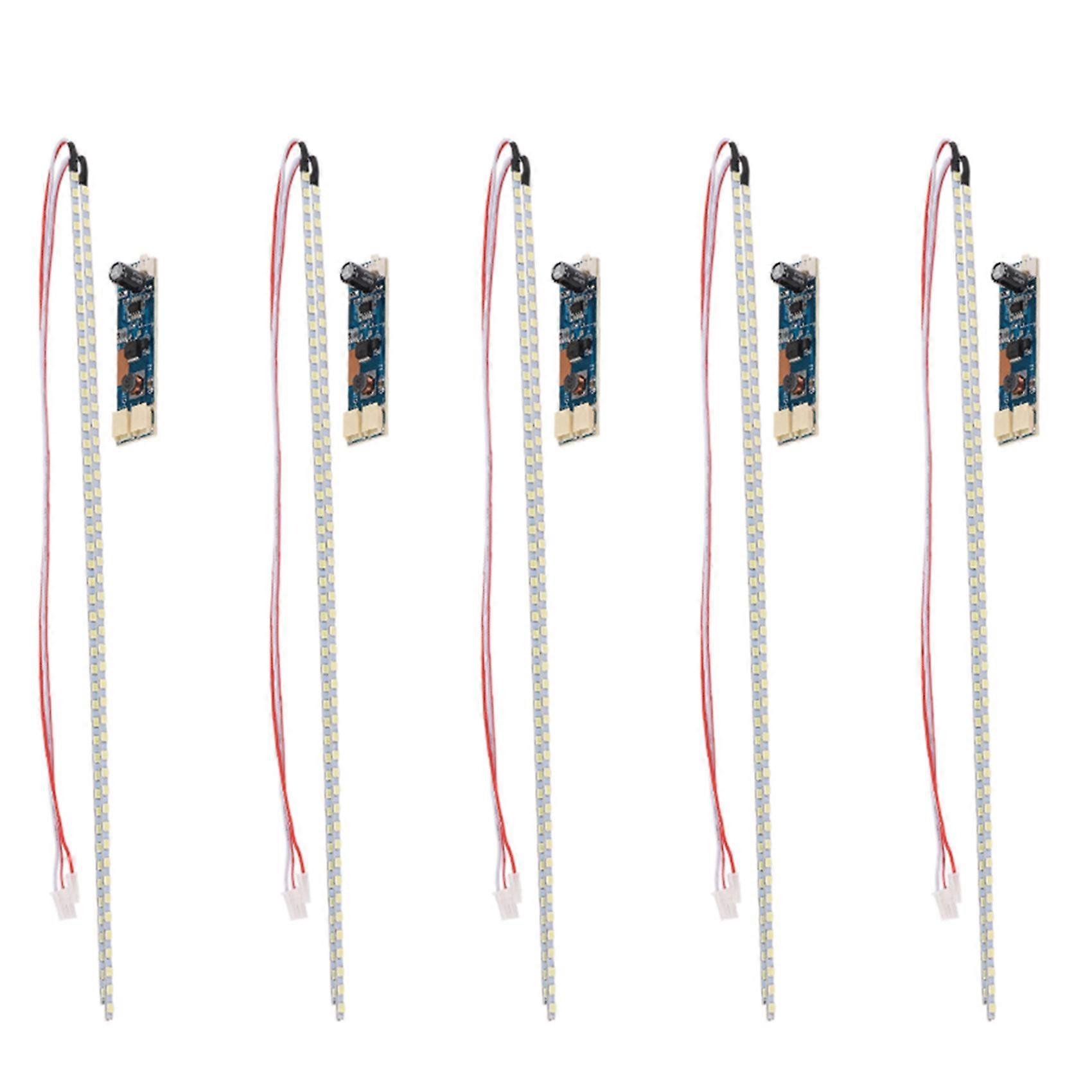 5pcs 315mm 15 Inch LCD Widescreen Dimmable Adjustable LED Lights Backlight Strip Kit