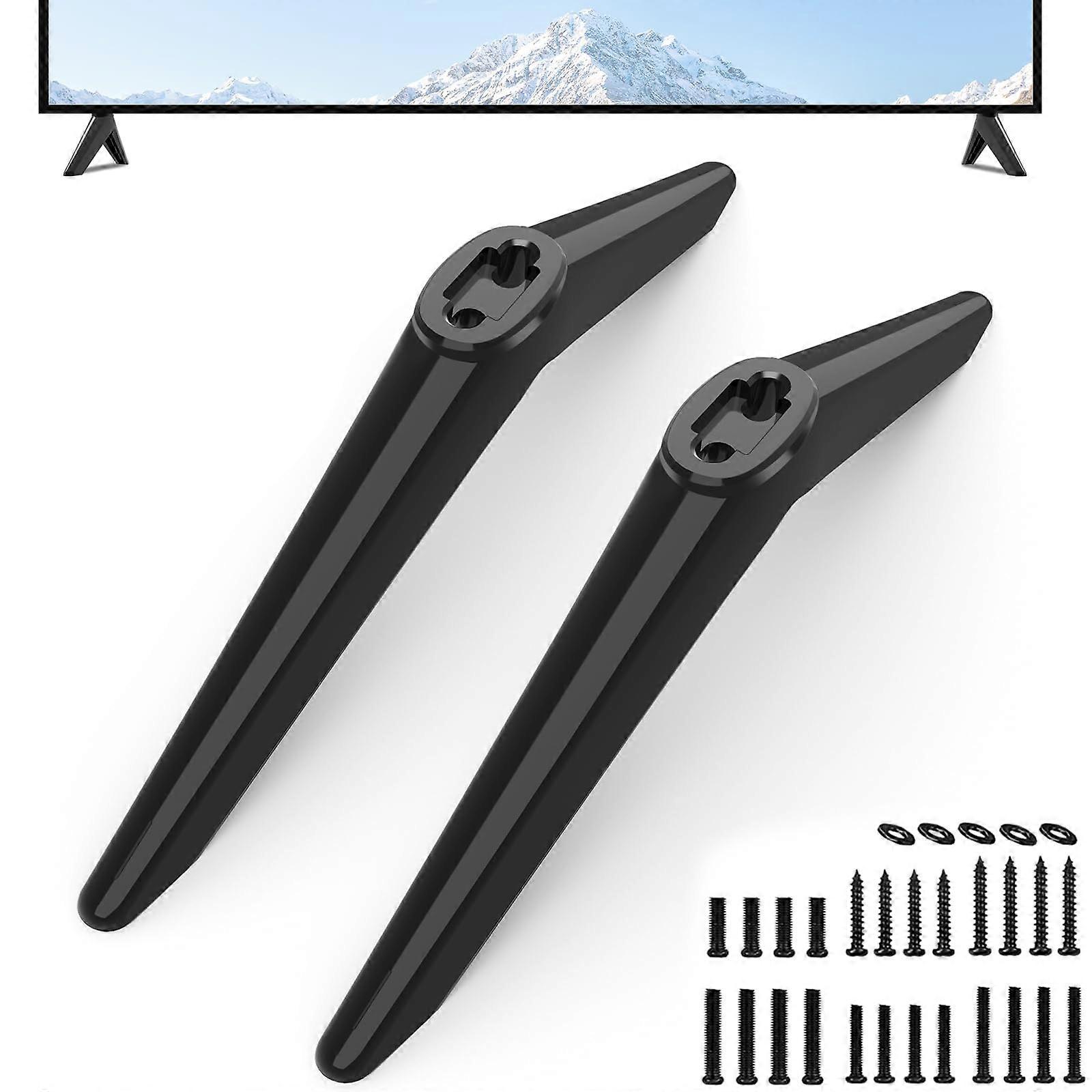 TV Stand Legs Replacement for Vizio D24fJ09 D24hJ09 24 Inch DSeries with Screws, Stable Support