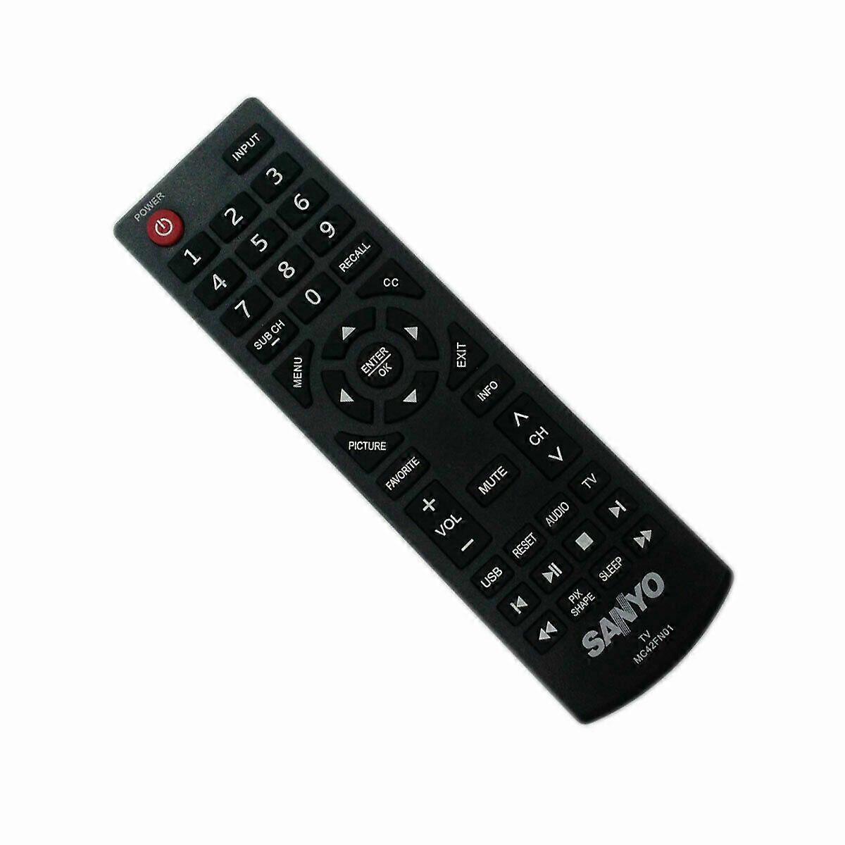 New MC42FN01 For Sanyo Smart LED TV Remote Control FW24E05F FW48D25T FW42D25T