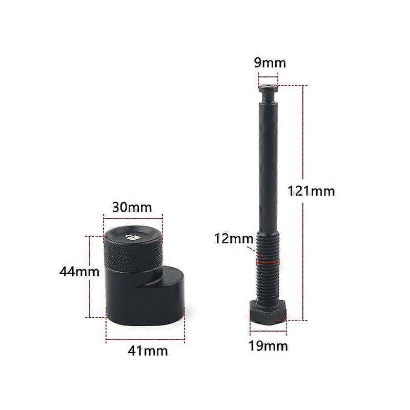 Hitch Lock Bolt Replacement with Anti-Rattle Device and One-Key Lock Cylinder for Bike Racks and Ca