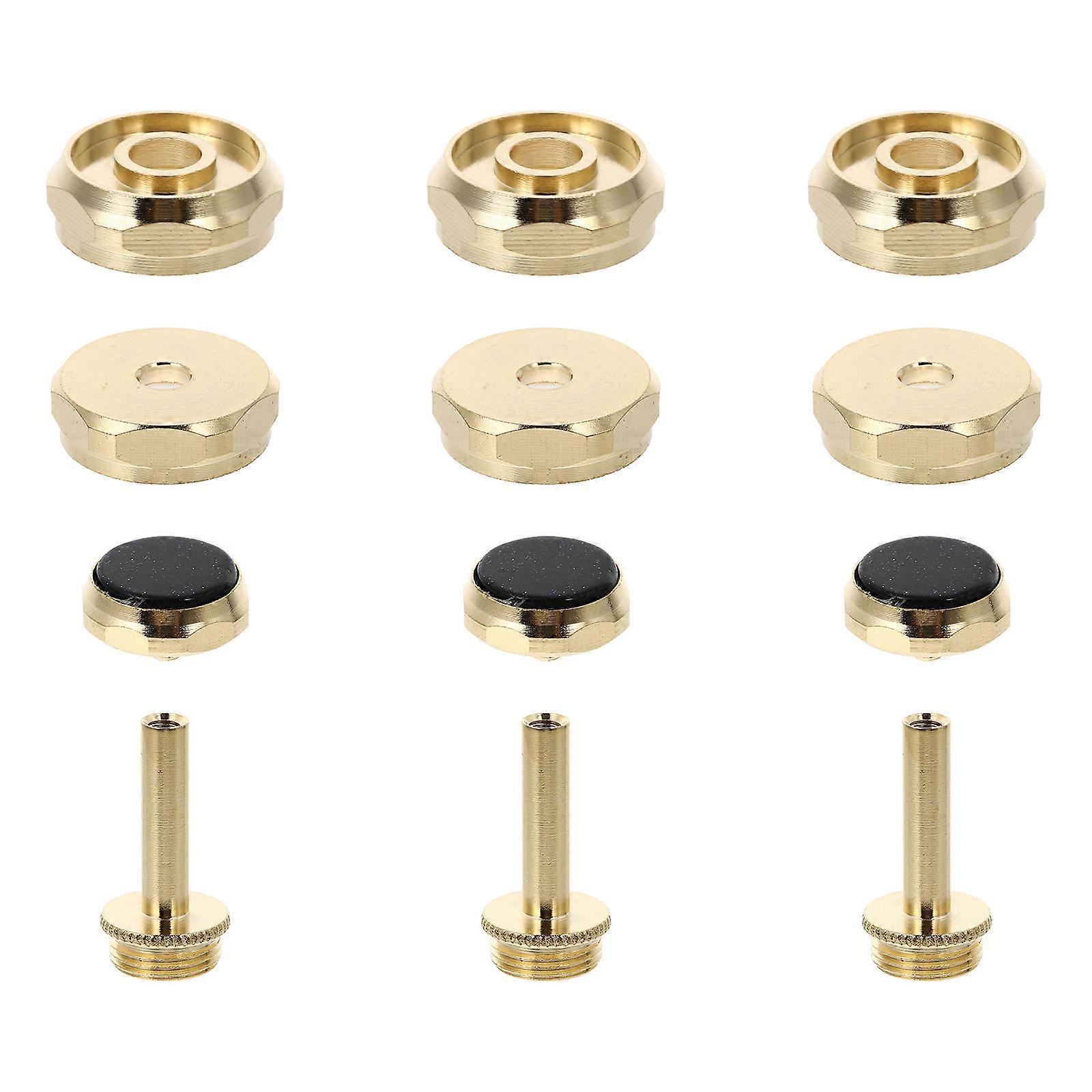 Gold Button Buckle Trumpet Piston Button Snap Musical Accessory