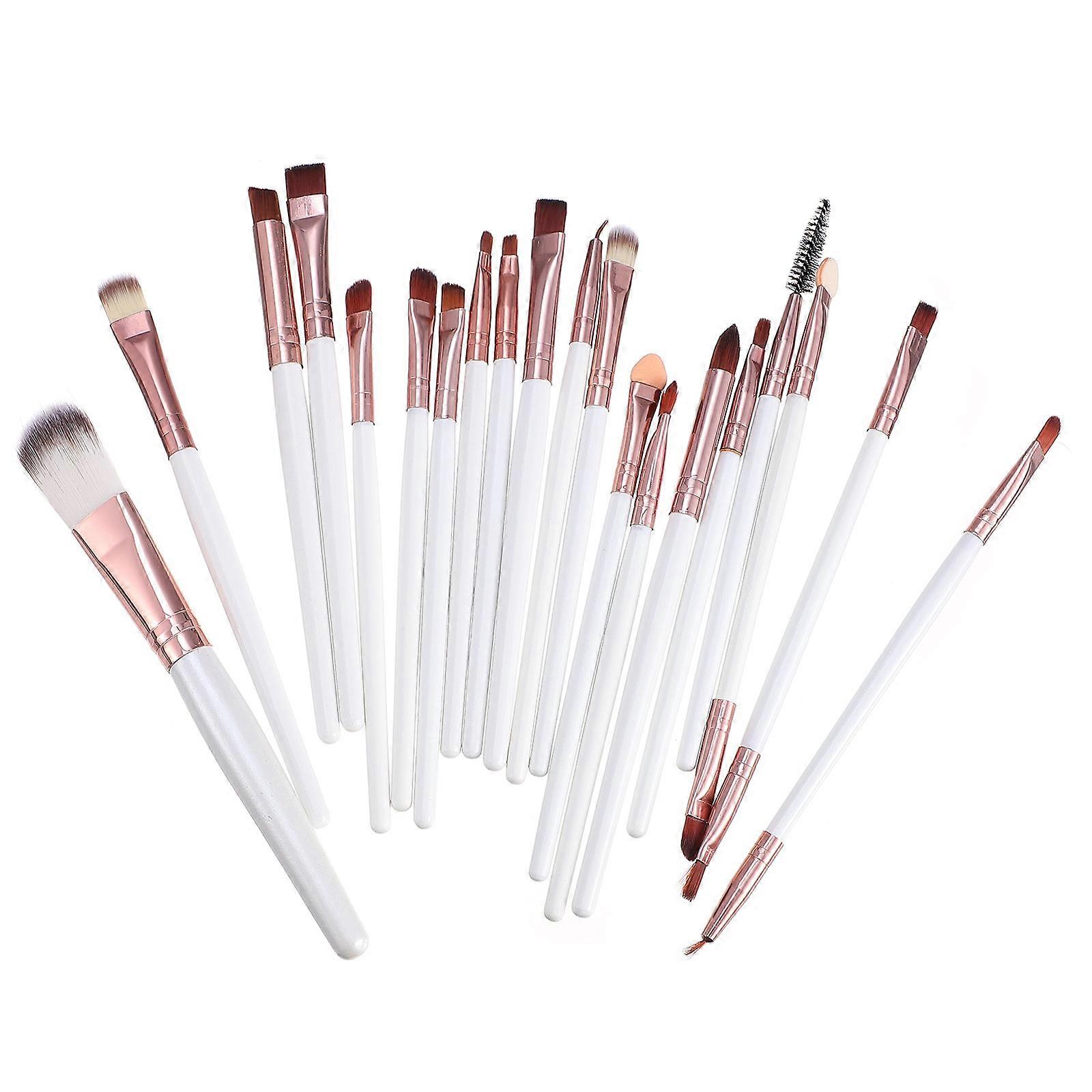 Wooden Makeup Brush Set Foundation Brush for Makeup 20Pcs Kit