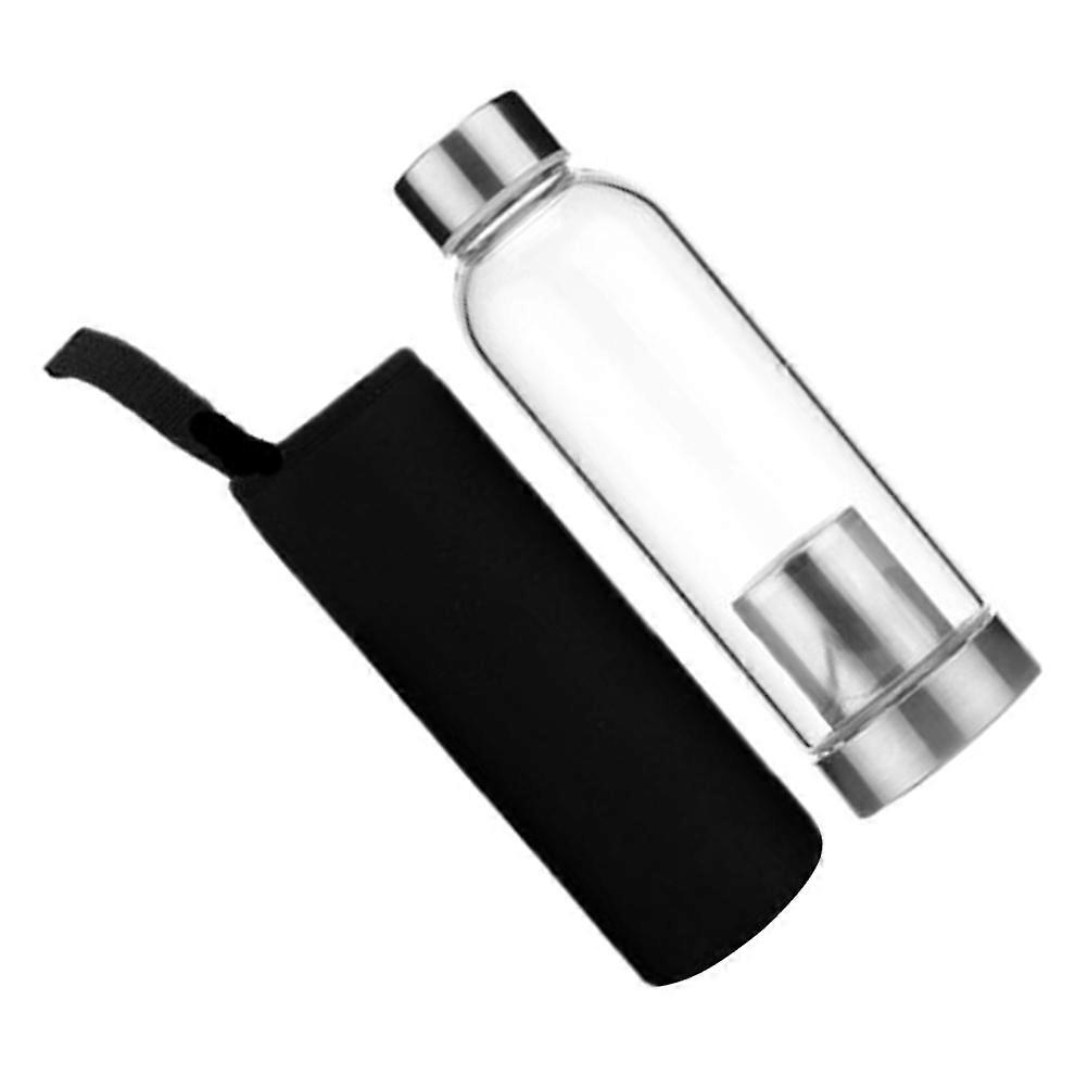 Glass Water Bottle with Tea Filter for Travel Use