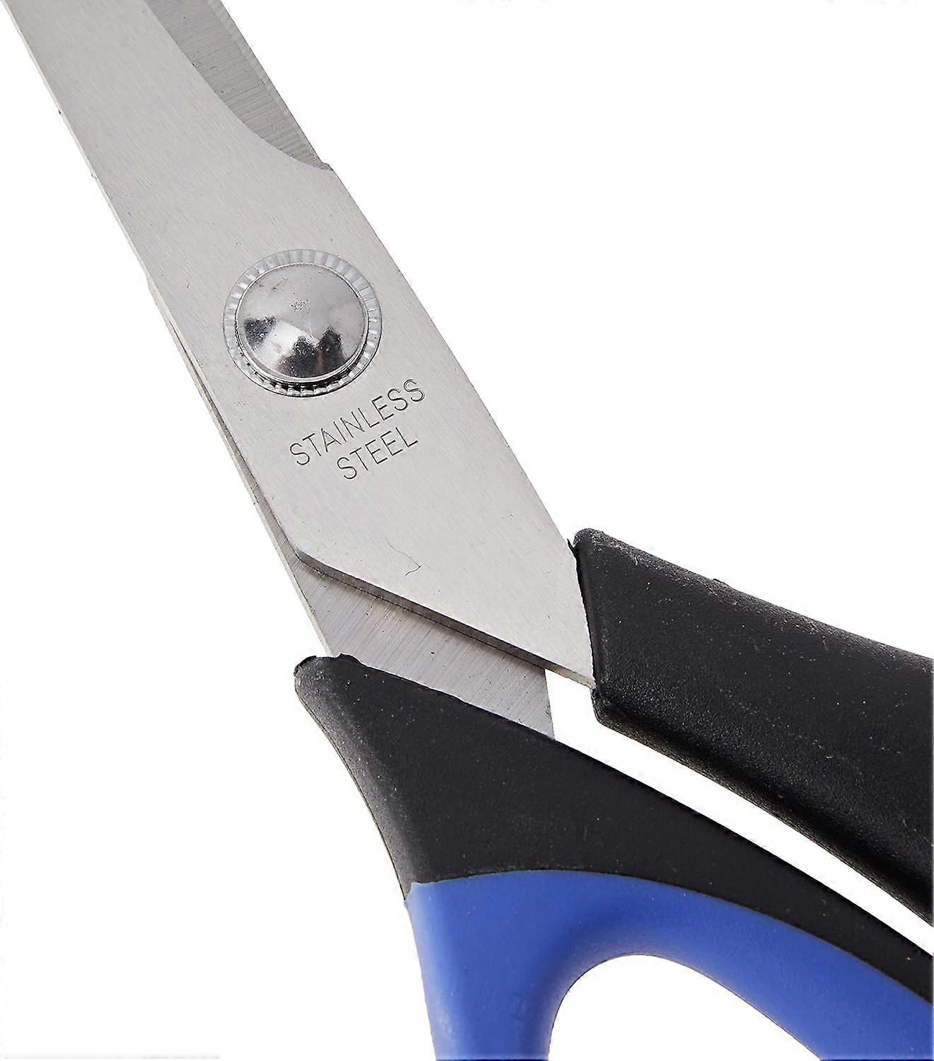Kitchen Scissors Stainless Steel 10 Inch Sharp Durable Blades Ergonomic Soft Grip Rustproof