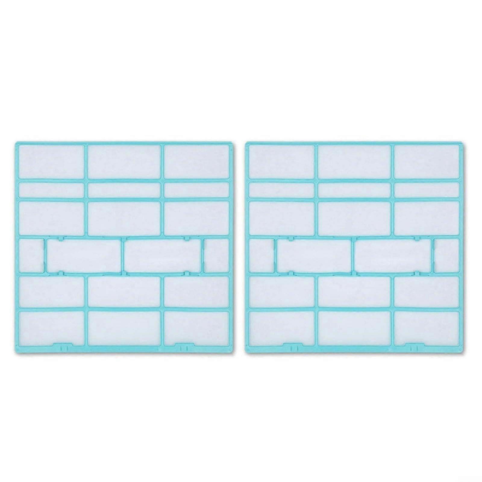 2Pcs Air Conditioner Filter Screen 30x29cm Dust Protective AC Mesh for Indoor Units Reusable