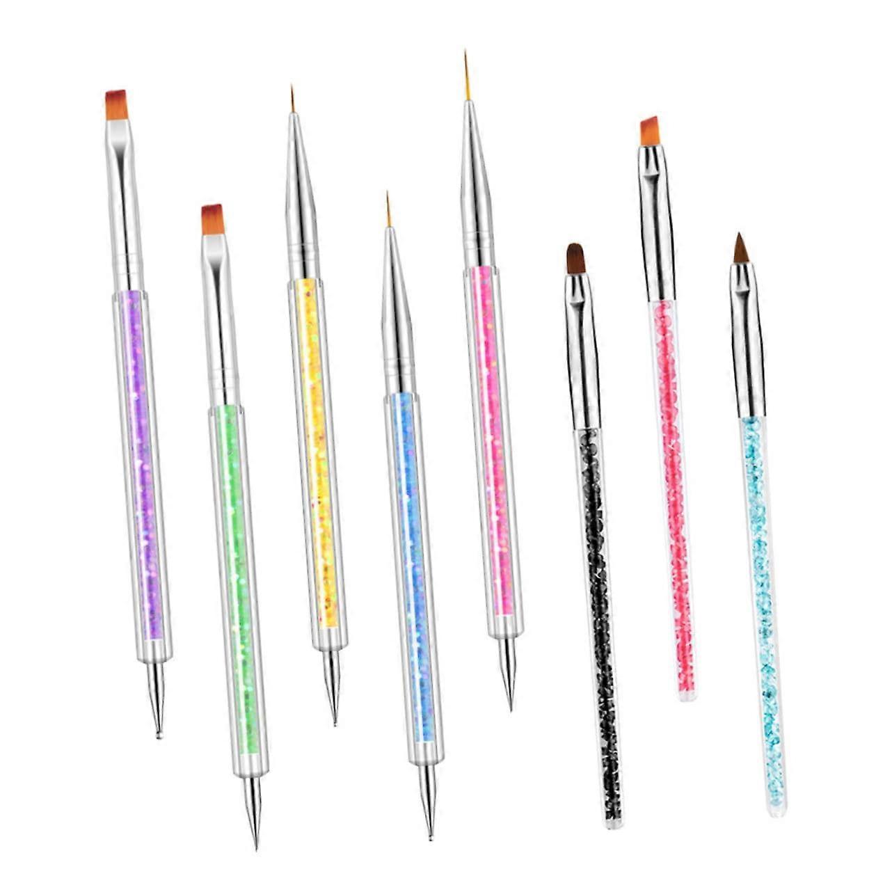 DualEnded Nail Art Pens Set with Precise Dotting Tools for Professional Manicure Design