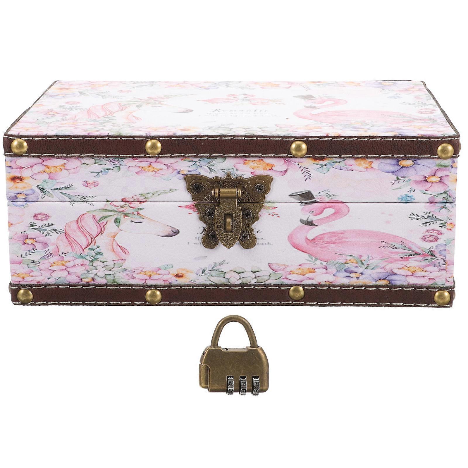 Elegant Rectangular Keepsake Box For Coffee Table Decor Small Size 2Pcs