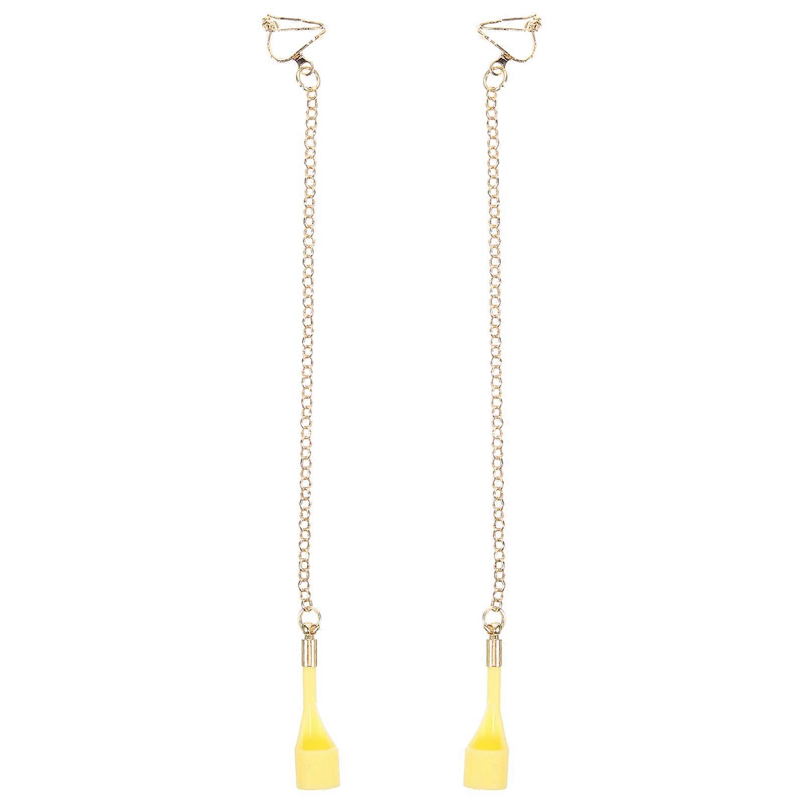 1 Pair Stylish Versatile Pendant Earrings for Party