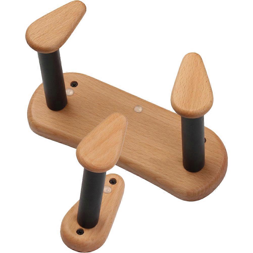 Solid Wood Electric Guitar Wall Mount Guitar Hanger for Multiple Instruments