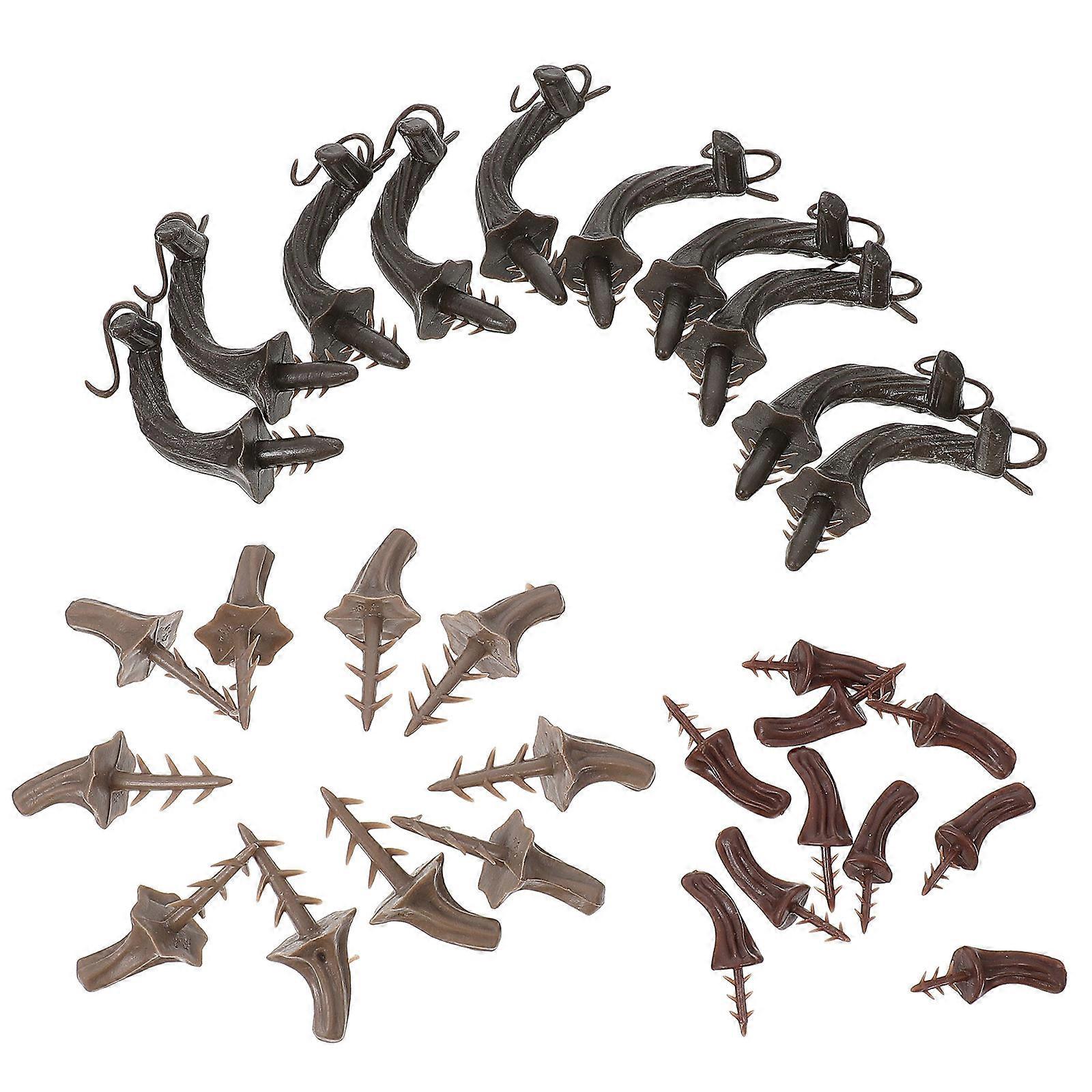 DIY Craft Pumpkin Handle Plastic Pumpkin Handle for Decor 30Pcs