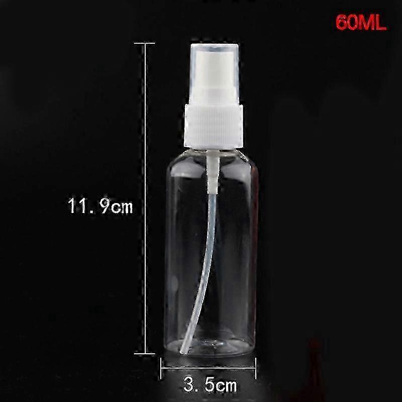 2025 Portable Transparent Plastic Spray Empty Bottle Perfume Liquid Spray Mini Bottle