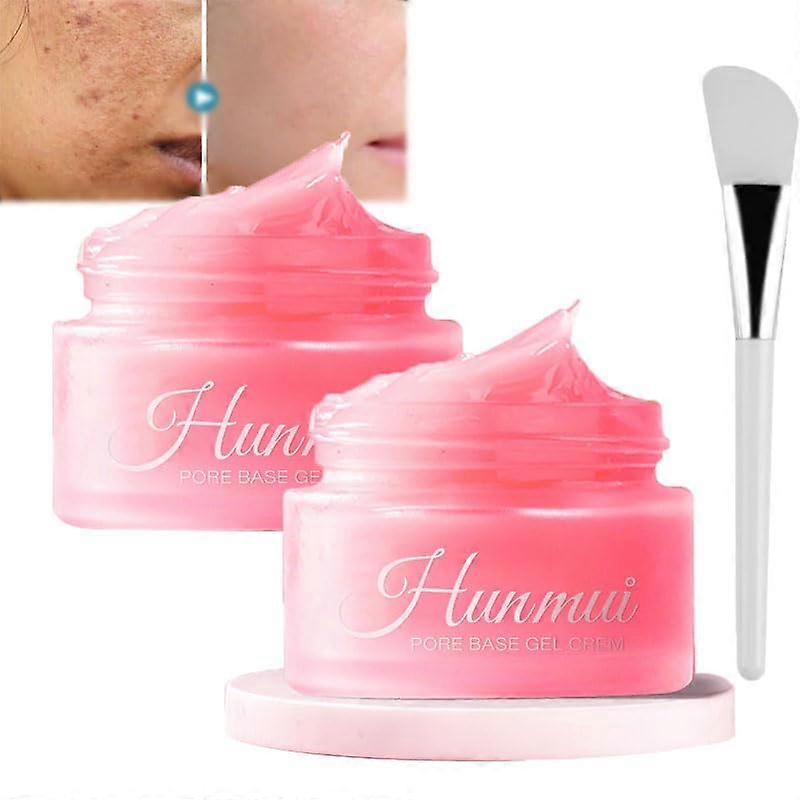Face Primer Pore Minimizing Hydrating AntiAging Matte Base with Applicator Stick 2pcs
