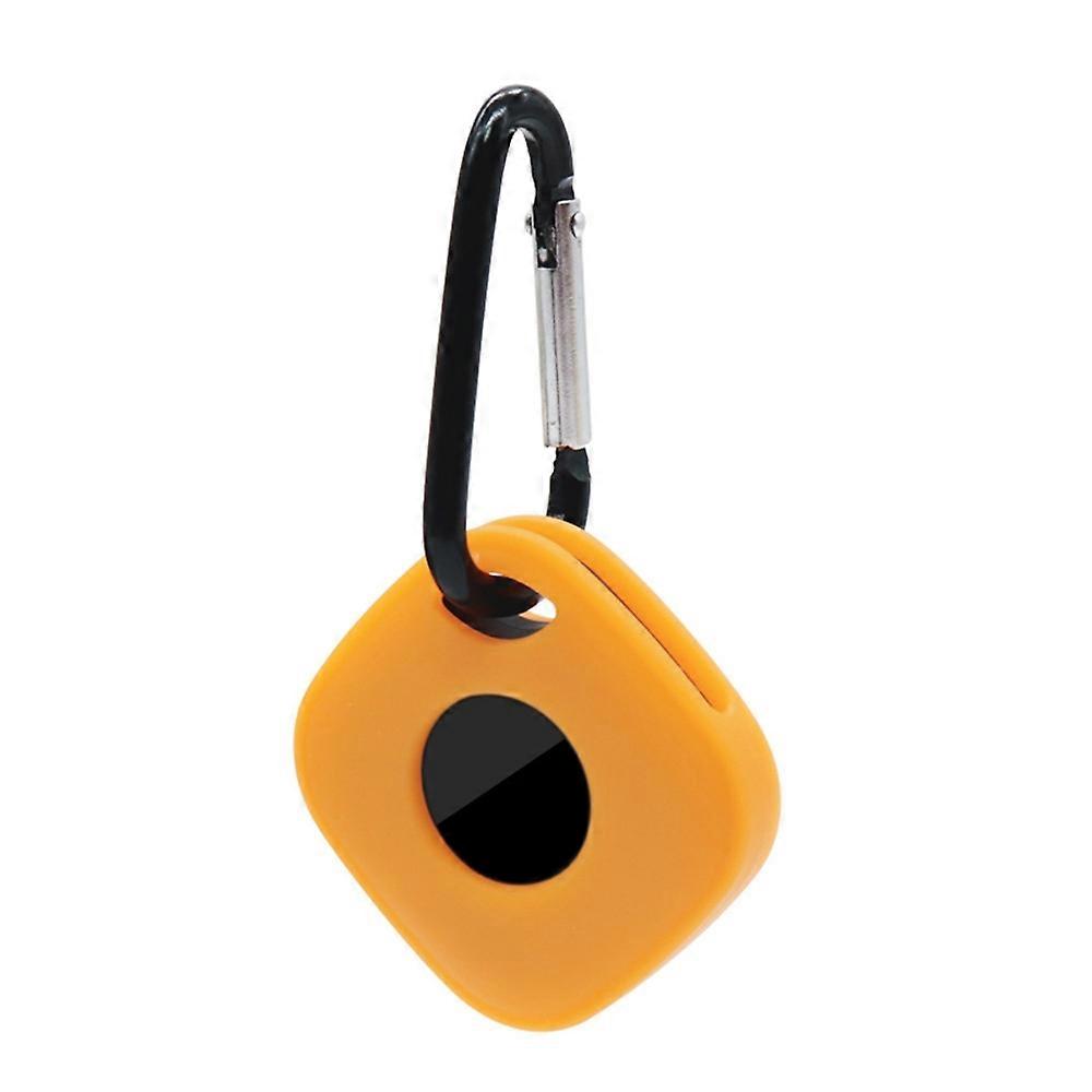 For Tile Mate (2024) Silicone Case Bluetooth-compatible Tracker Protective Cover with Keychain