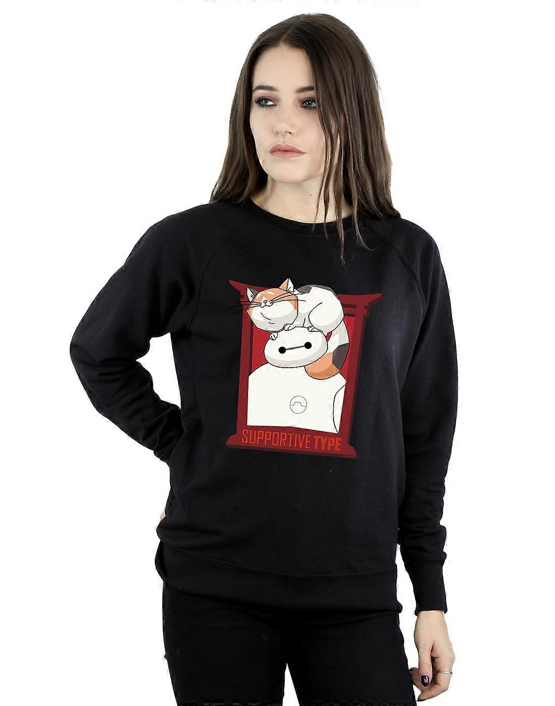Disney Women's Big Hero 6 Baymax Frame Support Sweatshirt