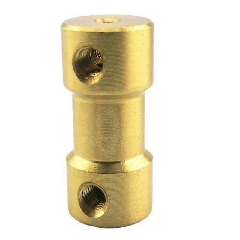 Brass Rigid Shaft Coupling 20mm  Torque for 26mm Shafts Precision Alignment 2x3mm