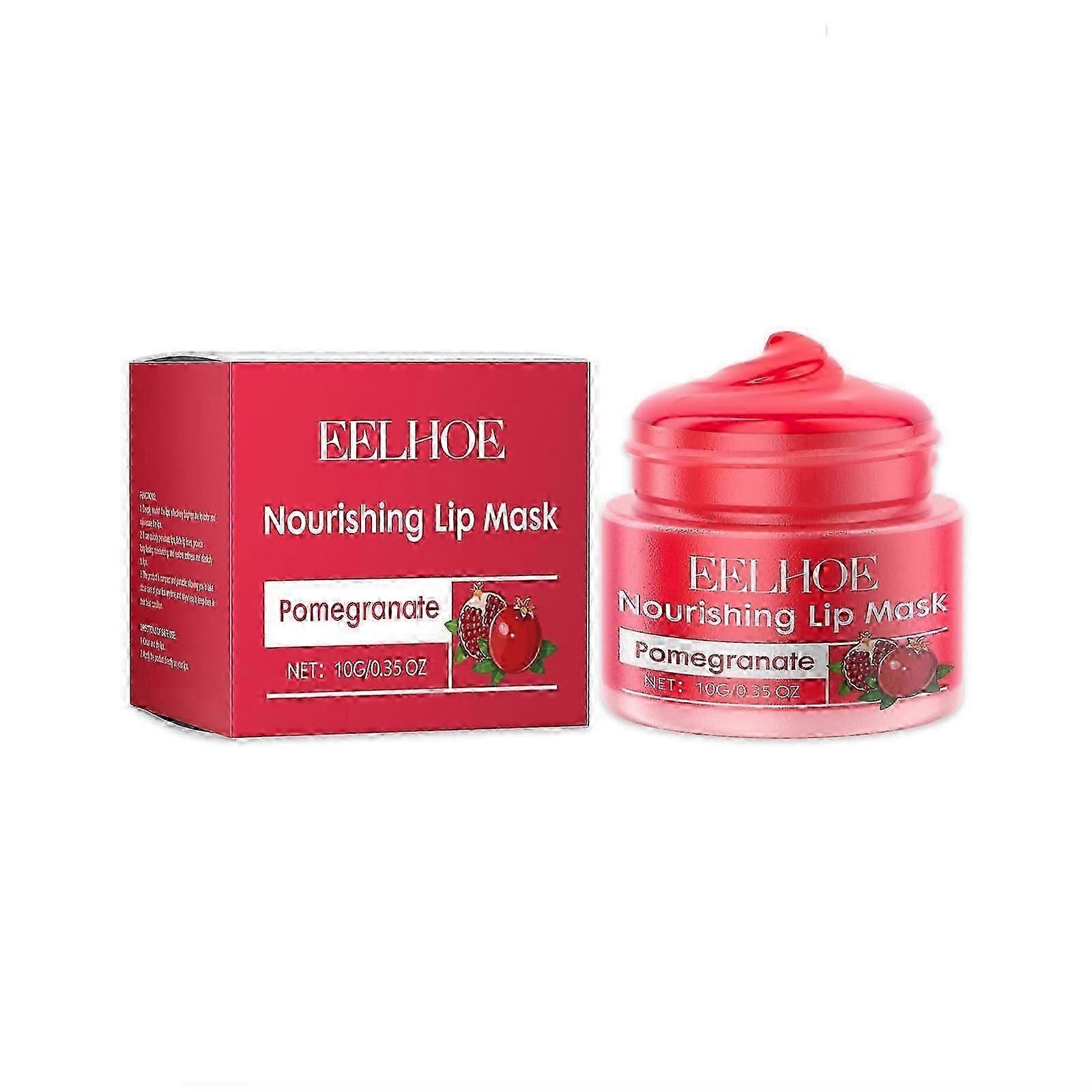 Pomegranate Lip Mask  Deep Hydration, Quick Repair & Long-Lasting Moisture