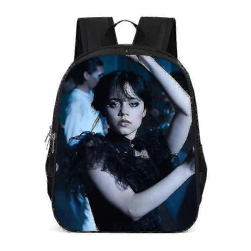 Wednesday Printed Girls' Backpack E