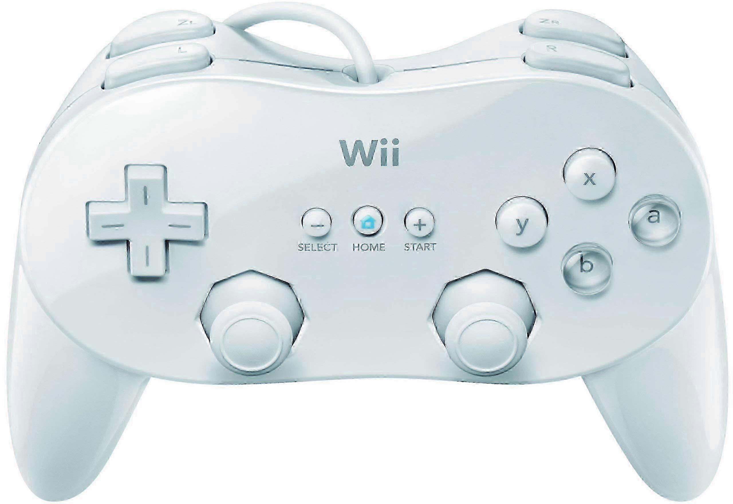 25-26 Wii Classic Controller Pro Vit för förbättrad spelupplevelse