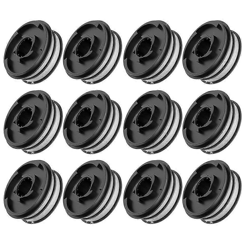 12Pcs Wire Reels for Einhell TLE-02 Lawn Mower Replacement Spools Spare Part, 3405685