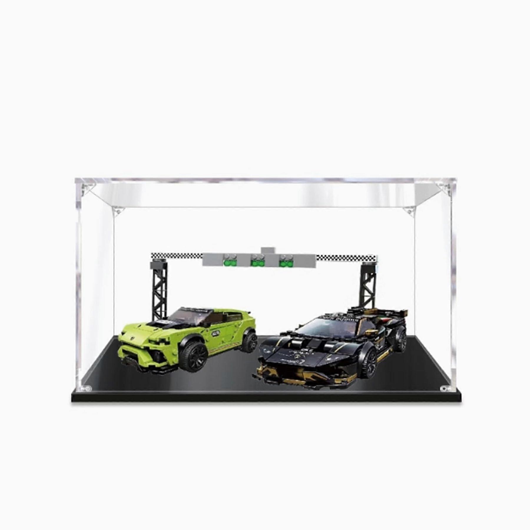 Acrylic Display Case for  76899 Racing Model, Dustproof Clear Showcase with Secure Fit